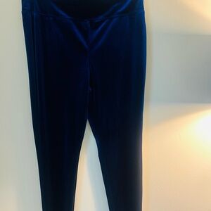 INC International Concepts Deep Blue Velvet Skinny Dress Pants